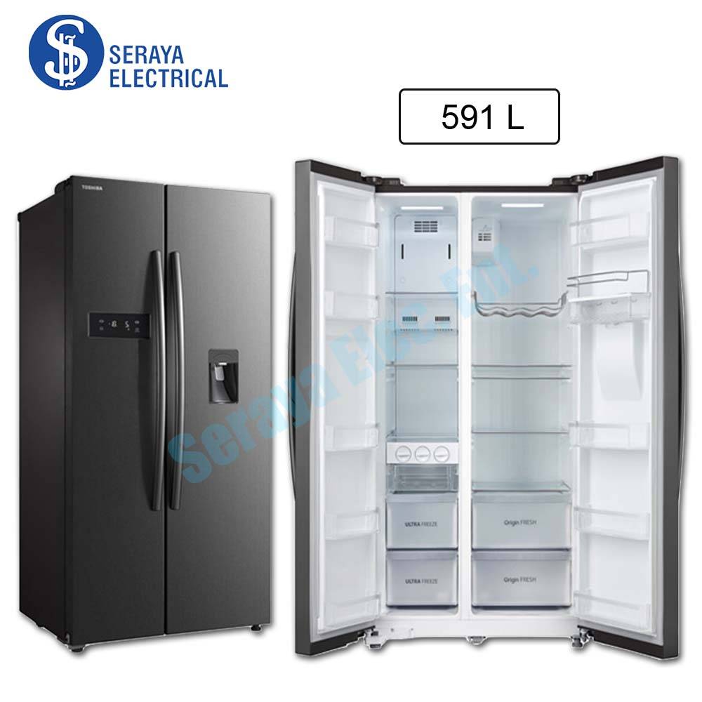 toshiba 591l side by side