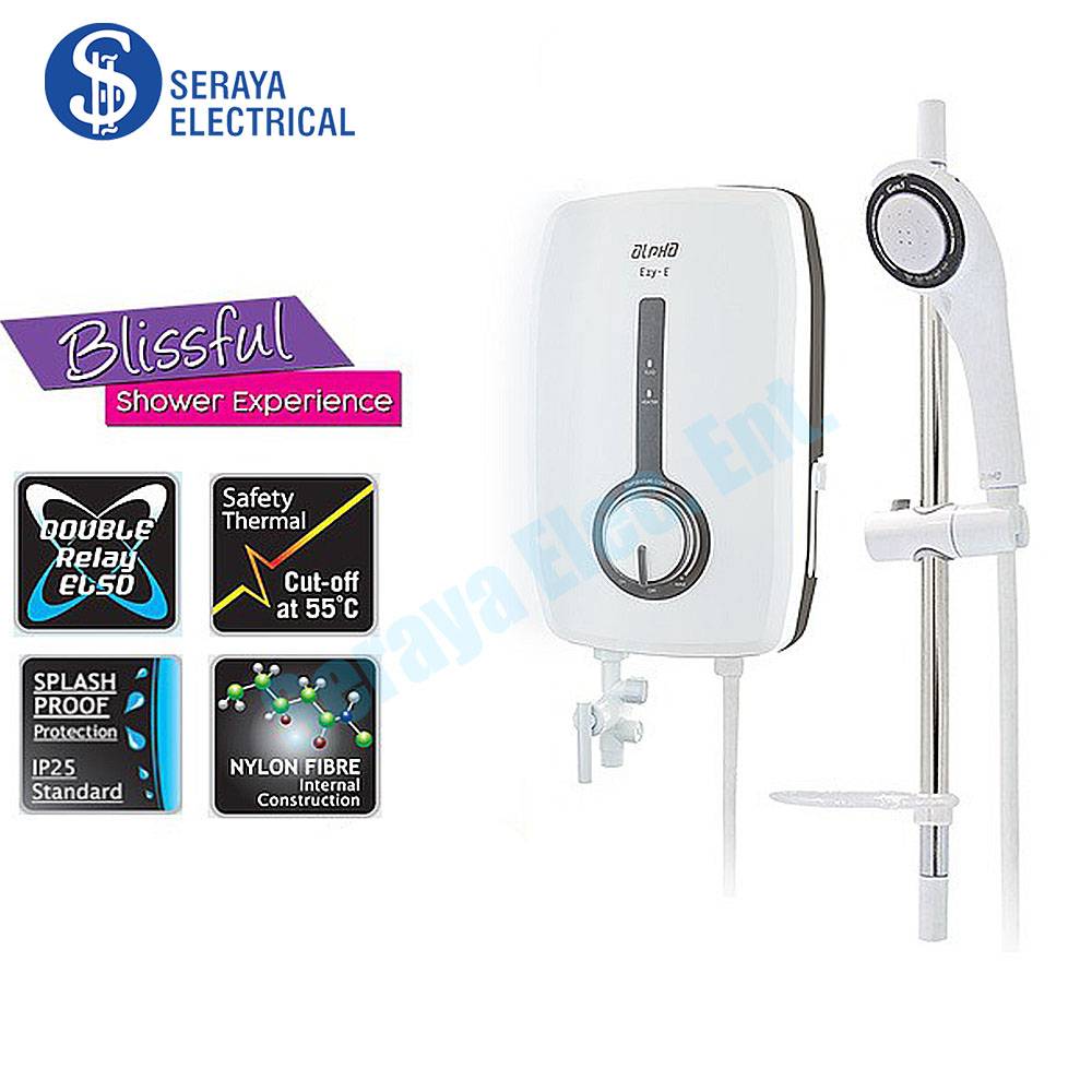 Alpha Splash Proof Electric Instant Water Heater EZYE