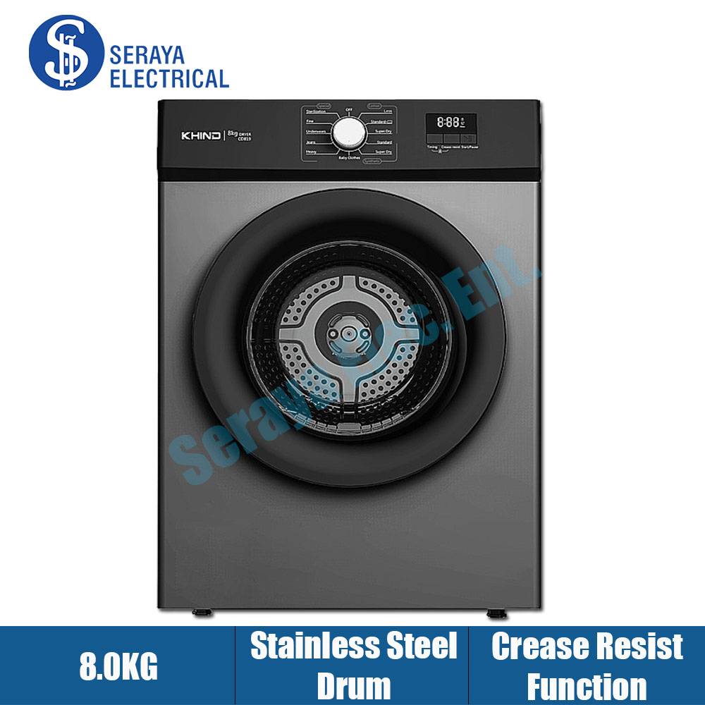 Khind 8.0KG Clothes Dryer CD819