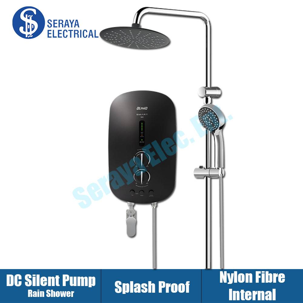 Alpha DC Booster Pump Rain Shower Water Heater Smart 18i