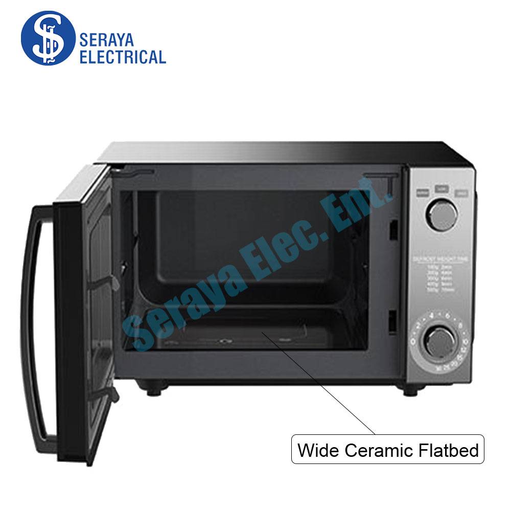 Sharp 20.0L Mechanical Dial Flatbed Microwave Oven R2121FGK