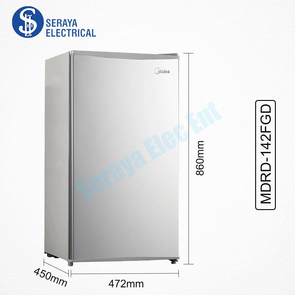 Midea 95L Single Door Refrigerator MDRD142FGD