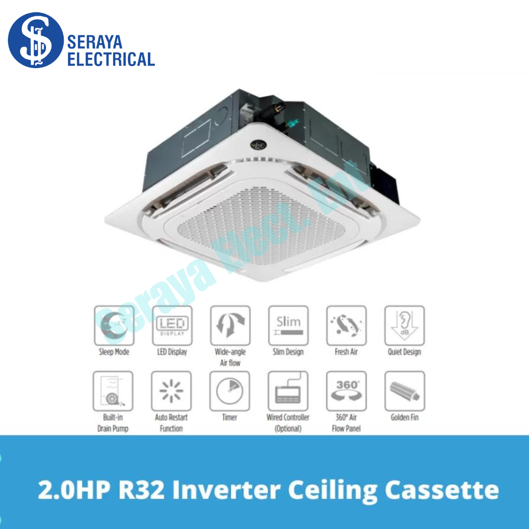 cassette aircon 2.5 hp