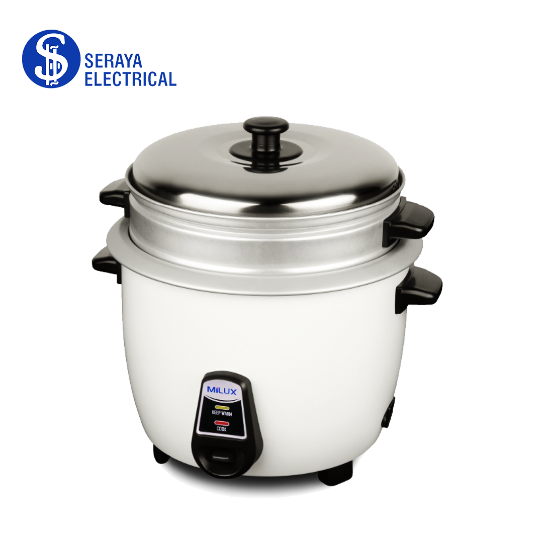 MRC2106 Milux Mini Rice Cooker 0.6L with Steam Tray