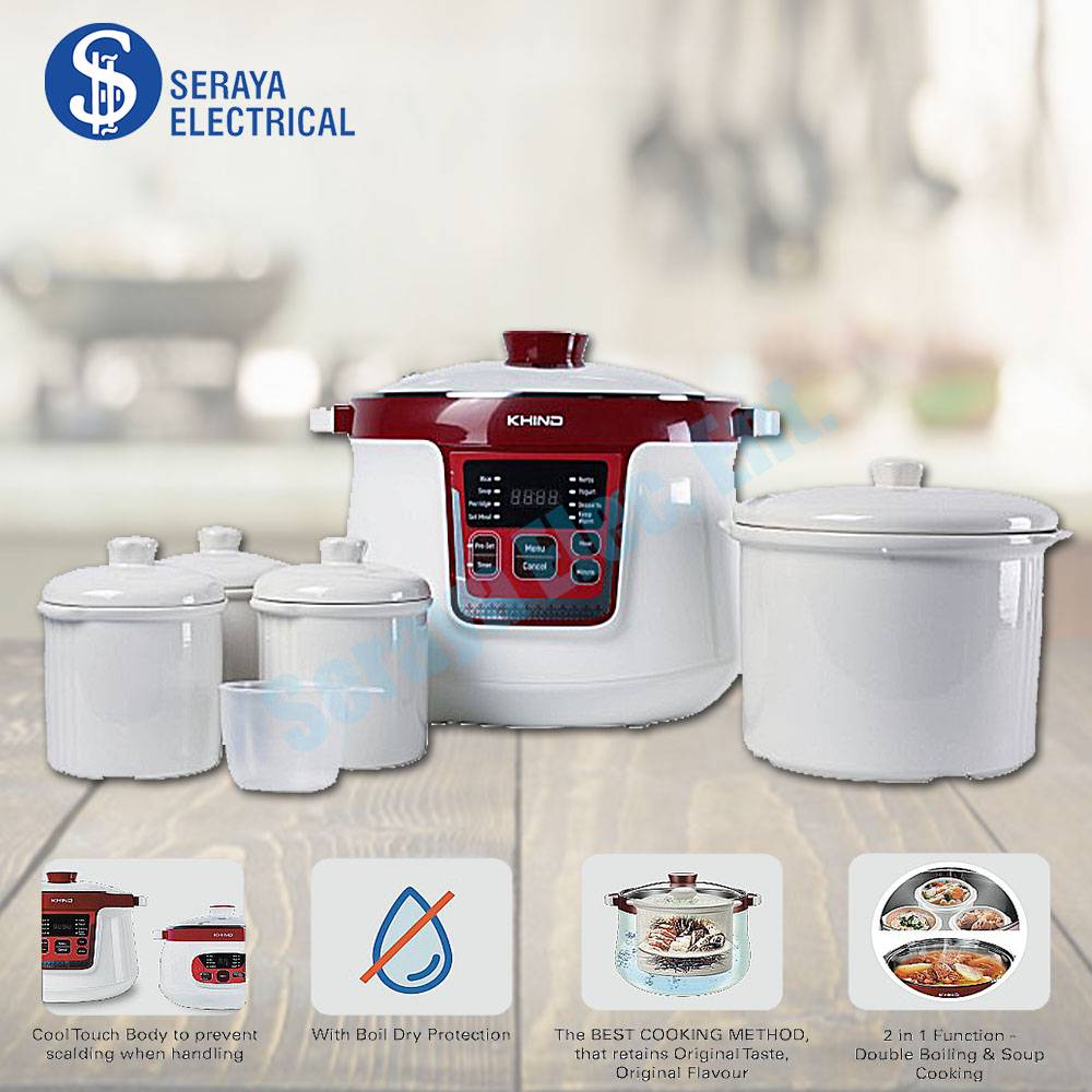 Khind 3.2L Anshin Double Boiler DB32N