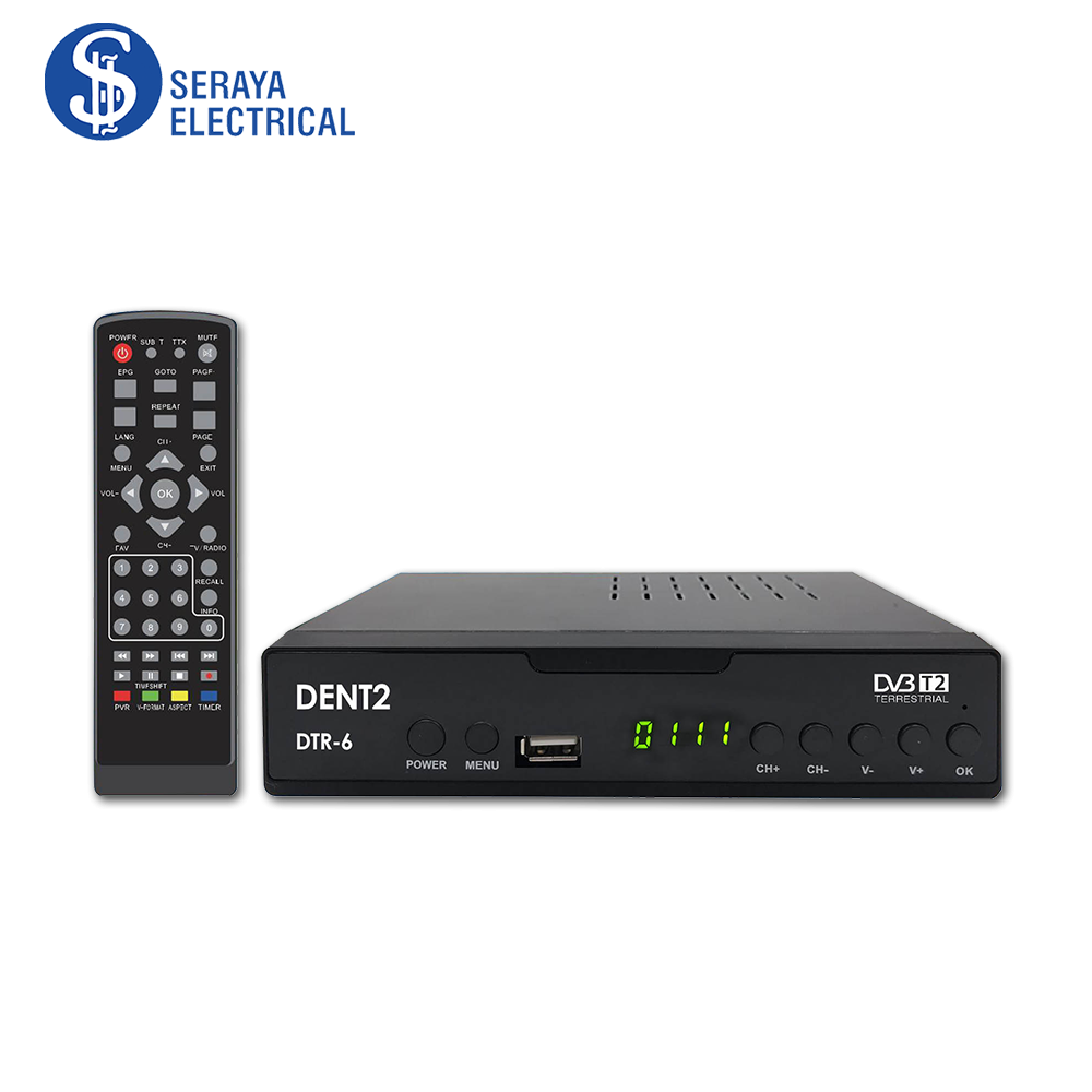 DENN Digital TV Receiver Dent2 DVBT2 DTR6