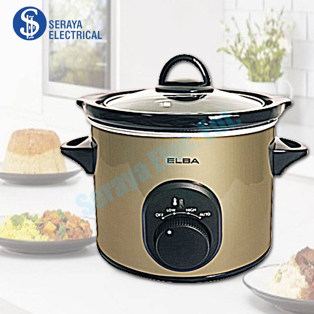 Elba 1.5L Slow Cooker ESCK1568(CP)