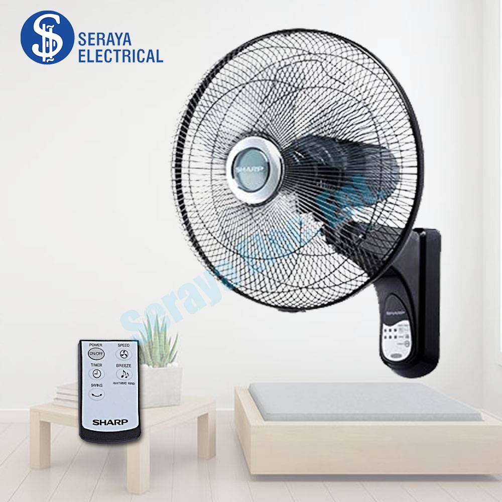 Sharp 16'' Remote Control Wall Fan PJW169RGY