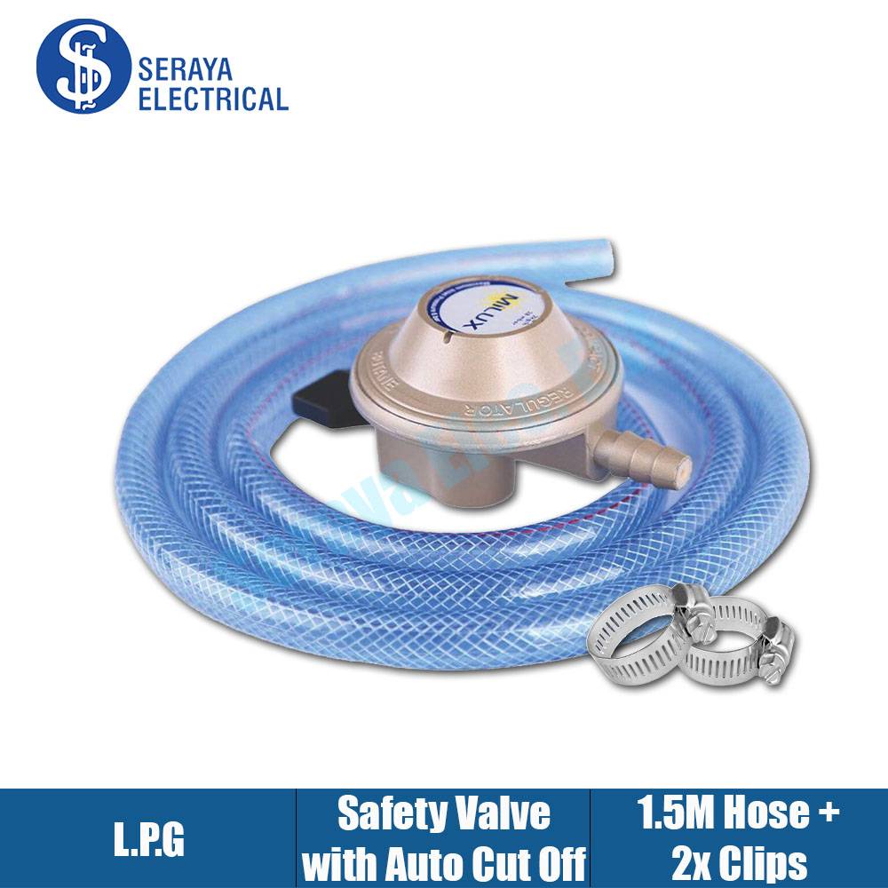 Milux Gas Regulator Set with Safety CutOff Features M188CS