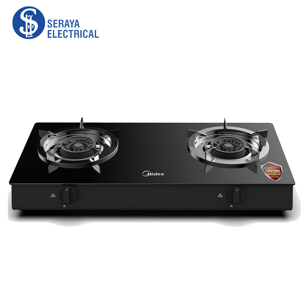 Midea 2 Burner 4.7kW Tabletop Glass Stove MGST211G