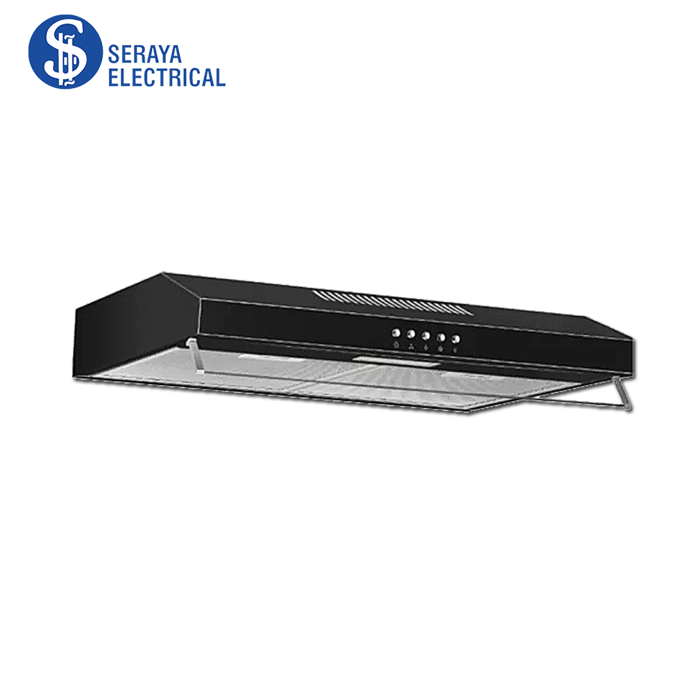 Elba 76cm Cooker Hood ESHM7598(BK)