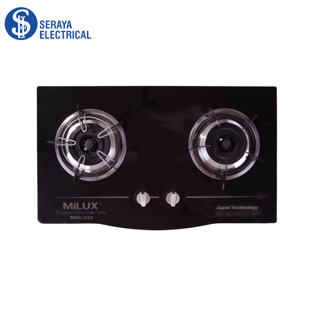 Milux 2 Burner BuiltIn Cooker Hob MGH332