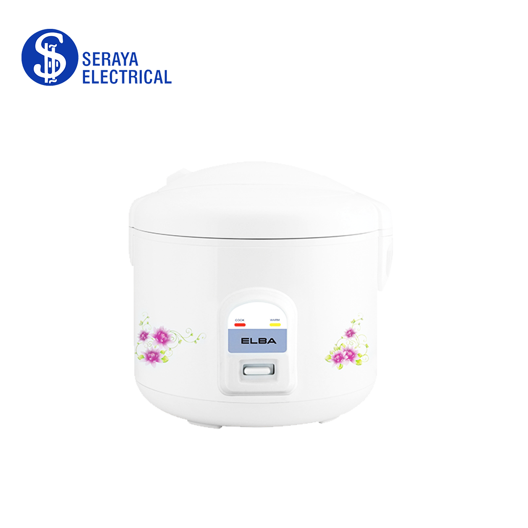 Elba 1.8L Jar Rice Cooker ERCE1831(WH)