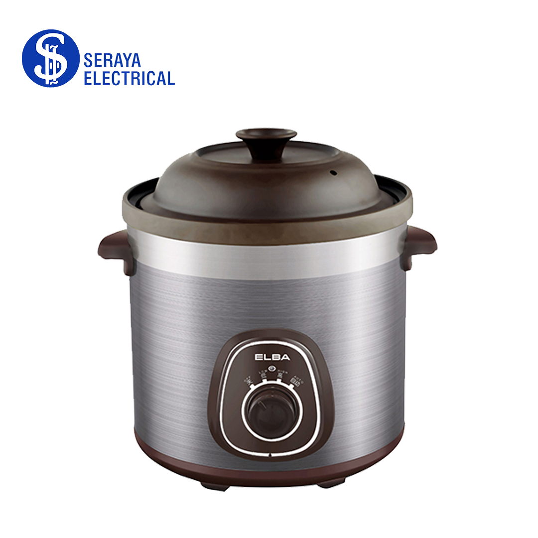 ELBA Purple Clay Slow Cooker EPCCJ5033(GR)