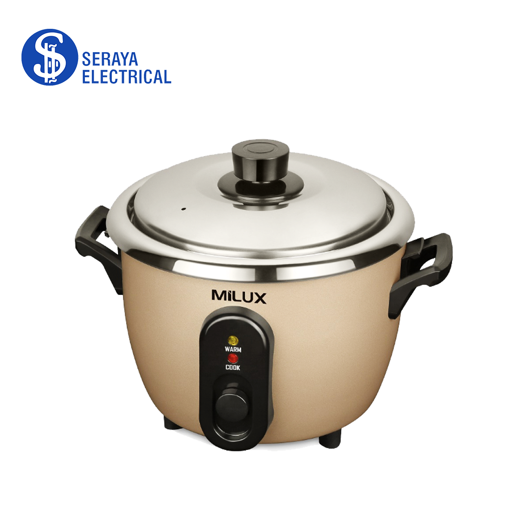 Milux 1.0L Stainless Steel Inner Pot Rice Cooker MRC5110S